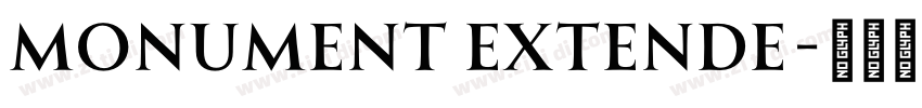 Monument Extende字体转换